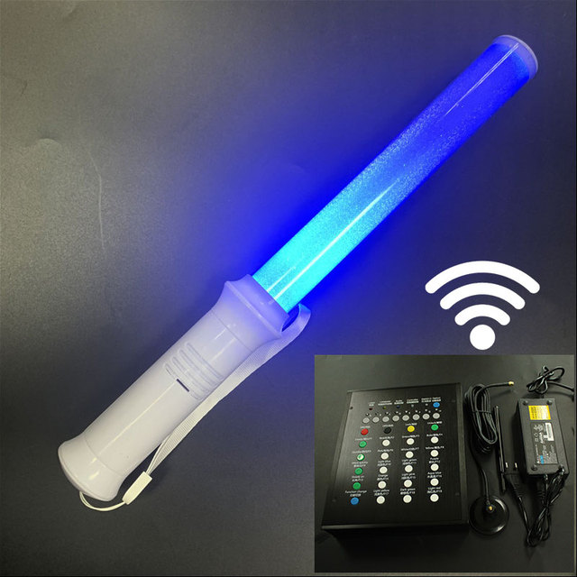 Custom Logo Concert Cheering 15 Color Changing LED Light Stick for Halloween Christmas Celebrations