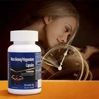 Complément Naturel pour Hommes : Maca, Ginseng Panax et Extrait de Polygonatum pour l'Augmentation de la Longueur du Pénis, Sans Gluten, 90 Capsules/Flacon – Booste l'Énergie