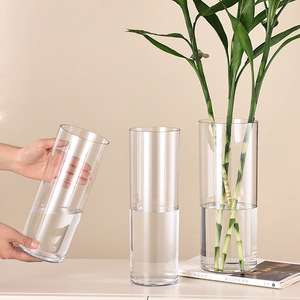 Wholesale Luxury Modern Clear Acrylic Candle Holders Pillar Floating Candles Decorative Transparent Wedding <strong>Flower</strong> <strong>Vase</strong> - Product Image 3