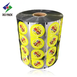 DQ PACK OEM Design Easy Peel Off Pudding Cup couvercle feuille rouleau <span class=keywords><strong>Film</strong></span> Fruit gelée bulle <span class=keywords><strong>Mike</strong></span> thé tasse joint rouleau <span class=keywords><strong>Film</strong></span> - Product Image 1