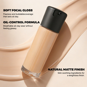 Fondotinta Liquido Opacizzante Controllo Olio Lunga Durata Traspirante <span class=keywords><strong>Morbido</strong></span> Copertura Perfetta Senza Peso per il Viso - Product Image 3