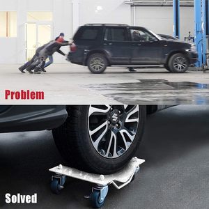 Plataforma Rodante para Ruedas de 1500 LBS, Plataformas Rodantes para Vehículos de Uso Pesado, Diseño en Forma de V Utilizado para Mover Autos, Remolques, SUV, Motocicletas - Product Image 4