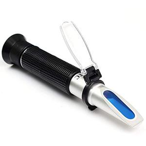 Réfractomètre Brix portable en alliage d'aluminium 0~80% avec précision <span class=keywords><strong>de</strong></span> 2% pour mesurer la teneur en sucre des fruits, du <span class=keywords><strong>sirop</strong></span> d'érable et autres boissons sucrées - Product Image 5