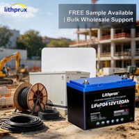 Batterie de chariot élévateur industriel LiFePO4 12V 120AH pour camion industriel, étanche IP67, certifiée CE RoHS UN38.3 UL, fabrication OEM ODM