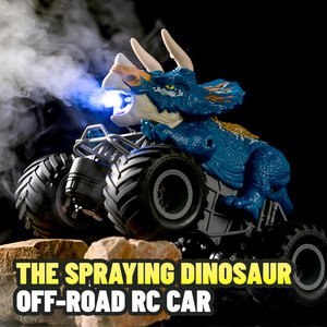 Bestseller Camion Dinosauro Telecomandato 2.4G con Spray Simulazione Dino Auto Radiocomandata per Bambini Giocattoli Telecomandati - Product Image 5