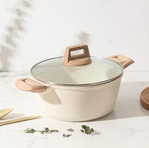 <span class=keywords><strong>Set</strong></span> di 10 Pezzi di Utensili da Cucina in Alluminio Antiaderente <span class=keywords><strong>Padelle</strong></span> a Fondo Piatto Vaporiera con Coperchio in Vetro Spatola per Cucinare Tutto in Metallo - Product Image 4