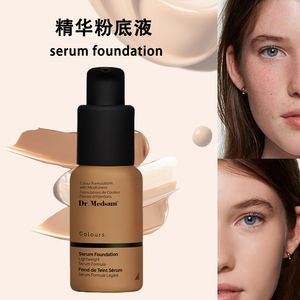 Base de Maquillaje Líquida Hidratante con Protección Solar de Fábrica, Base de Maquillaje Líquida Multicolor, Base de Maquillaje Líquida Color Piel, Base de Maquillaje Líquida Color Negro, Sérum - Product Image 1