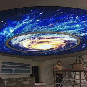 Feuille décorative MSD PVC film de <span class=keywords><strong>plafond</strong></span> extensible UV imprimé 3D PVC film de <span class=keywords><strong>plafond</strong></span> extensible faux tissu intérieur <span class=keywords><strong>plafond</strong></span> ciel étoilé - Product Image 6