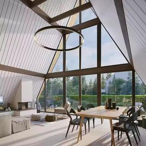 Luxury Modern Outdoor A-<strong>Frame</strong> Triangle Prefab House Low-Rise <strong>Villa</strong> with Scenic Retreat Cottage Cabin Tiny Home for Sale - Product Image 4