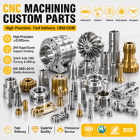 Pièces métalliques personnalisées de précision OEM ODM, composants de tournage et de fraisage CNC pour l'automobile, la robotique, le médical et l'aérospatiale