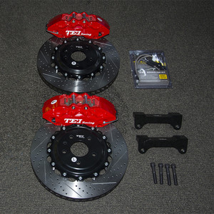 Kit d'étrier de frein avant pour voiture, 4 pièces, 6 casseroles, Rotor à disque 355x28MM, pour <span class=keywords><strong>Passat</strong></span> <span class=keywords><strong>B6</strong></span> B7 2005 — 2016, roues 18 pouces - Product Image 6