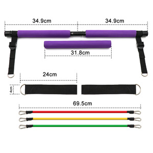 GEDENG 2024 Nouveau style de <span class=keywords><strong>kit</strong></span> de barre de yoga et de Pilates pour la <span class=keywords><strong>musculation</strong></span> à domicile avec bandes élastiques réglables - Product Image 3