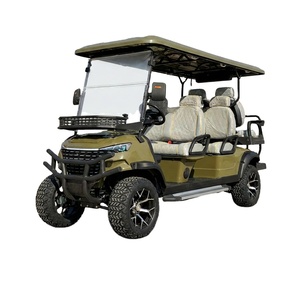 Voiturette de golf électrique Tarion Luxury 6 places 60V, homologuée pour la route, couleurs personnalisées, pneus tout-terrain, autonomie de 90 km, certifiée CE - Product Image 1