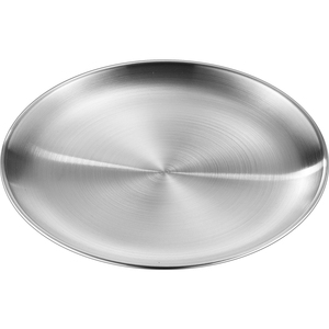 Pratos redondos de aço inoxidável, bandejas douradas, pratos para bife e pratos para sobremesa - adequados para cozinhas de restaurantes. - Product Image 6