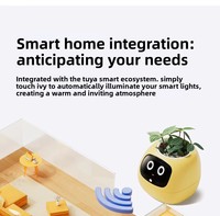 Pot Tanam Pintar AI Generasi 2 dengan Interaksi Gerakan, Perangkat Rumah Pintar WIFI untuk Berkebun, Pemantauan Air Cerdas