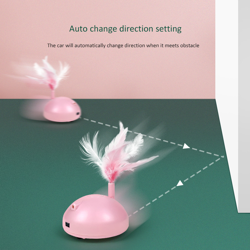 Yiker Pet YKET-0034 Automatic Mobile Car Cat Mouse Toy - Smart Electric Pet Toy
