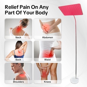 Thérapie par lumière rouge pour soulager les douleurs musculaires, panneau de thérapie par lumière infrarouge avec support, lumières de thérapie 660nm850nm - Product Image 4