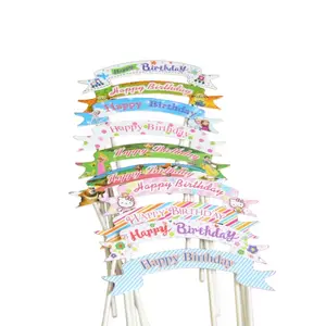 Custom Birthday Cake Toppers Cupcake Picks Party Cake Decoration