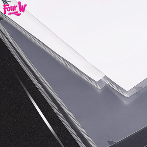 Thư mục trong suốt A4 nhựa không thấm nước tập tin Bìa văn phòng văn phòng phẩm biểu tượng tùy chỉnh mô hình - Product Image 6