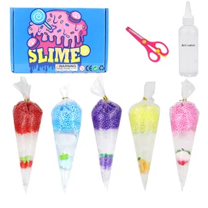 New Slime Kit Keo Bọt Bóng Quyến Rũ Cho Pha Lê Bùn Trái Cây Phụ Putty Polymer Đất Sét Đồ Chơi Slime Nguồn Cung Cấp Cho Trẻ Em quà Tặng