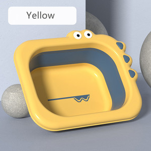 <span class=keywords><strong>Lavabo</strong></span> de bébé en plastique pliable en forme de dessin animé pour les produits de bain de lavage des pieds pour enfants - Product Image 6