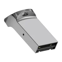 Adaptateur de lecteur de carte mémoire USB 2.0 mini en aluminium pour cartes TF/microSD, compatible PC/ordinateur portable, garantie 1 an, fabriqué en Chine continentale
