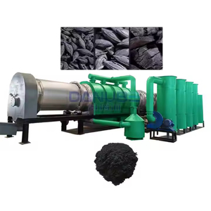 Machine complète de production de charbon de bois à partir de sciure de bois et de bambou, fabriquée à partir de déchets agricoles - Product Image 1