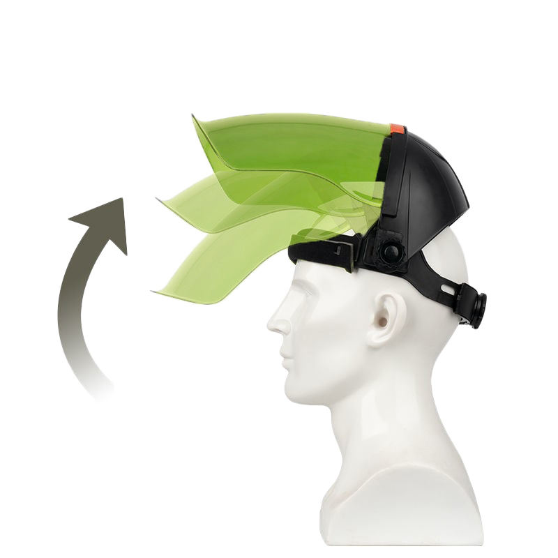 Maschera Saldatura Leggera In Plastica - Scudo Protettivo Per Occhi, Per Saldatori - Foto 9