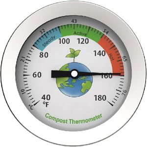 Thermomètre de sol pour compost, à longue sonde, en acier inoxydable, à cadran bimétallique, pour usage domestique - Product Image 5