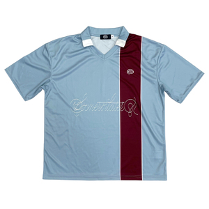 Camiseta de fútbol unisex de secado rápido transpirable de poliéster sublimado vintage personalizada - Product Image 2