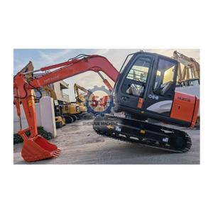 Excavatrice d'occasion Hitachi Zx70 7 tonnes, mini-excavatrice sur chenilles Zx55 en bon état, HITACHI Zx70 Zx55H à vendre - Product Image 1