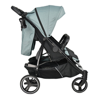 Poussette double pour jumeaux, adaptée dès la naissance, légère, pliable compactement, poussette double côte à côte