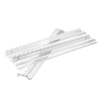 Ensemble de 4 supports de tuiles de mahjong en acrylique faits à la main de 19 pouces et 20 pouces, avec bord festonné, support de mahjong américain