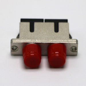 Adaptador de Fibra Óptica SC - FC Dulpex de 2 Núcleos, Hembra a Hembra, con Brida, Precio de Fábrica - Product Image 1
