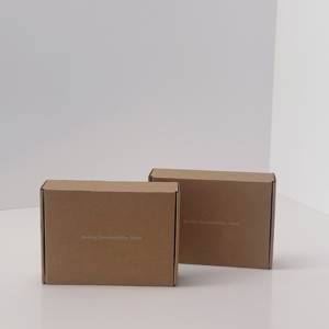 Tùy chỉnh kraft giấy sóng Hộp Thư Matte in bao bì hộp và giao thông vận tải Hộp quà tặng - Product Image 5