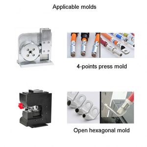 Máquina prensadora de terminales hexagonales para arnés de cableado de vehículos de nueva energía semiautomática - Product Image 6