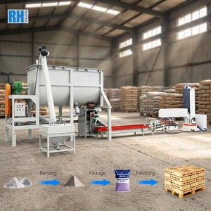 Ligne de production de mortier sec pour l'isolation des murs extérieurs avec mortier de base à base de fibre de verre intégrée - Product Image 1