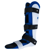 Orthèse de cheville et de pied AFO statique pour la rééducation des blessures de chute du pied et des fractures de la cheville, support orthopédique respirant