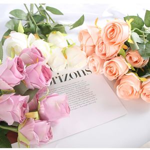 Rose artificielle bulgare à tige unique en soie, haute simulation, pour décoration de mariage, maison et accessoires de photographie, 50 cm - Product Image 2