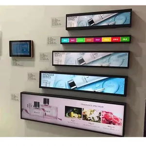 Indoor P2 Prijskaartje Reclame Smart Shelf Led Display Scherm Voor Supermarkt, Winkel, Grote Luxe Merk Winkels
