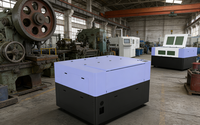 Machine de découpe laser CNC métallique de petite taille avec plateforme automatique, fonctions de soudage, de gravure et de nettoyage