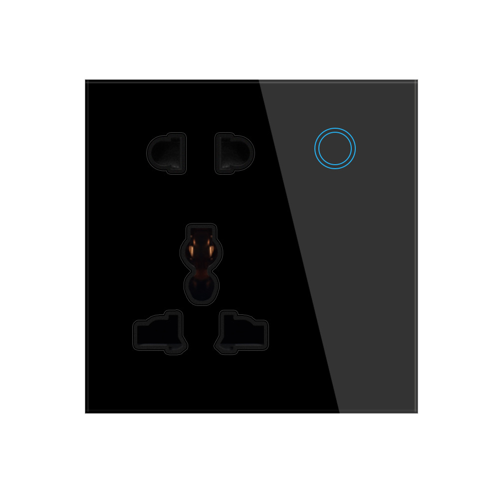 Enchufe universal táctil de 1 vía + APP + Control por voz