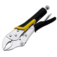 Mini pince automatique robuste 4 "5" 7 "10" pouces fonction nez rond Visy poignée mâchoire incurvée étau pince de verrouillage