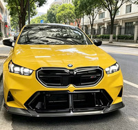 Kit carrosserie en fibre de carbone style MH pour BMW G90 G99 M5, spoiler avant G90 M5, 2024 2025