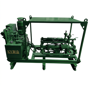 Bomba de hormigón para obras de construcción. Bombas dobles que funcionan sincronizadamente. Cada bomba tiene una tasa de descarga de 48 litros por minuto. - Product Image 2