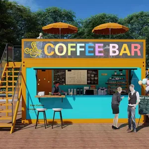 CDPH многофункциональный открытый мобильный Ресторан сок бар кофейный киоск полностью оборудованный уличный кофейный магазин киоск быстрого питания