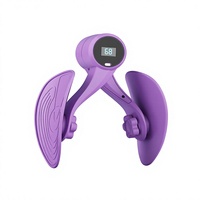 Entraîneur du plancher pelvien et des cuisses avec compteur LCD - Exerciceur de hanche réglable pour le yoga, le Pilates et la récupération