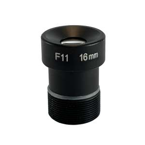 16mm EFL F4 F5.6 F7 F8 F11 홍채 1/1.8 "1/3" 센서 6mp 해상도 IR 컷 M12 S 마운트 렌즈 의료용 이미지 카메라 치과 스캔 - Product Image 1