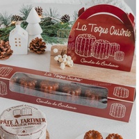Boîte d'emballage Kluli, nouvelle boîte d'emballage à rabat d'estampage à chaud de haute qualité Keluli Chocolat Bonbons Dessert Boîtes en papier à main