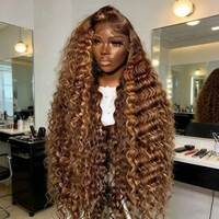 Perruque Lace Front en Cheveux Naturels Vietnamiens, Vente en Gros, Dentelle HD 13x4 13x6, Sans Colle, Ondulation Body Wave, Couleur Piano avec Mèches, Fournisseur de Perruques en Cheveux Humains